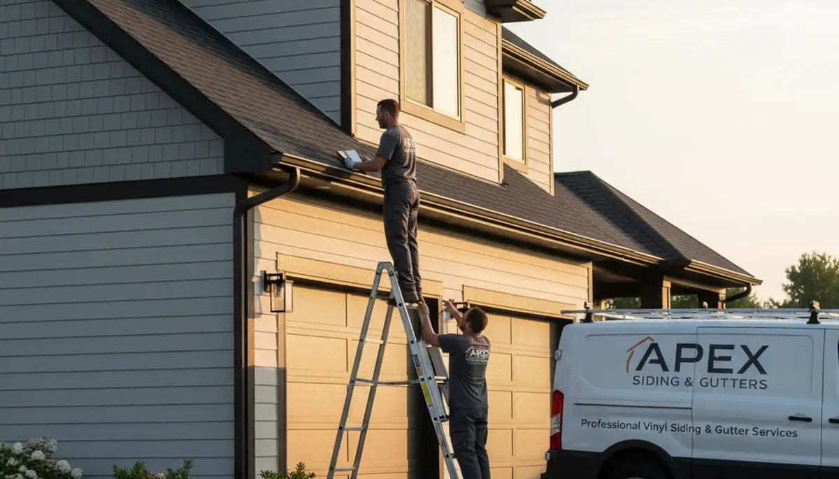 Professional gutter inspection for Tulsa, OK home by Next Level Exteriors