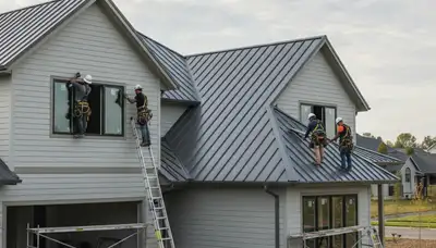 Metal roofing installation by Next Level Exteriors in Tulsa, OK with durable, storm-resistant panels