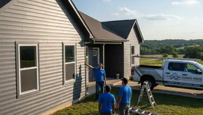 Professional vinyl siding installation on home exterior in Tulsa, OK