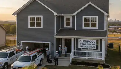 Professional vinyl siding installation on home exterior in Tulsa, OK