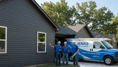 Professional vinyl siding installation on home exterior in Tulsa, OK