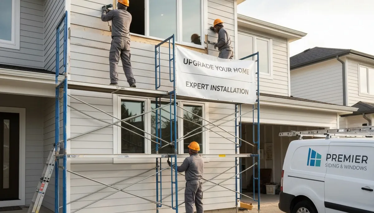 Professional window replacement and vinyl siding installation in Tulsa, OK homes